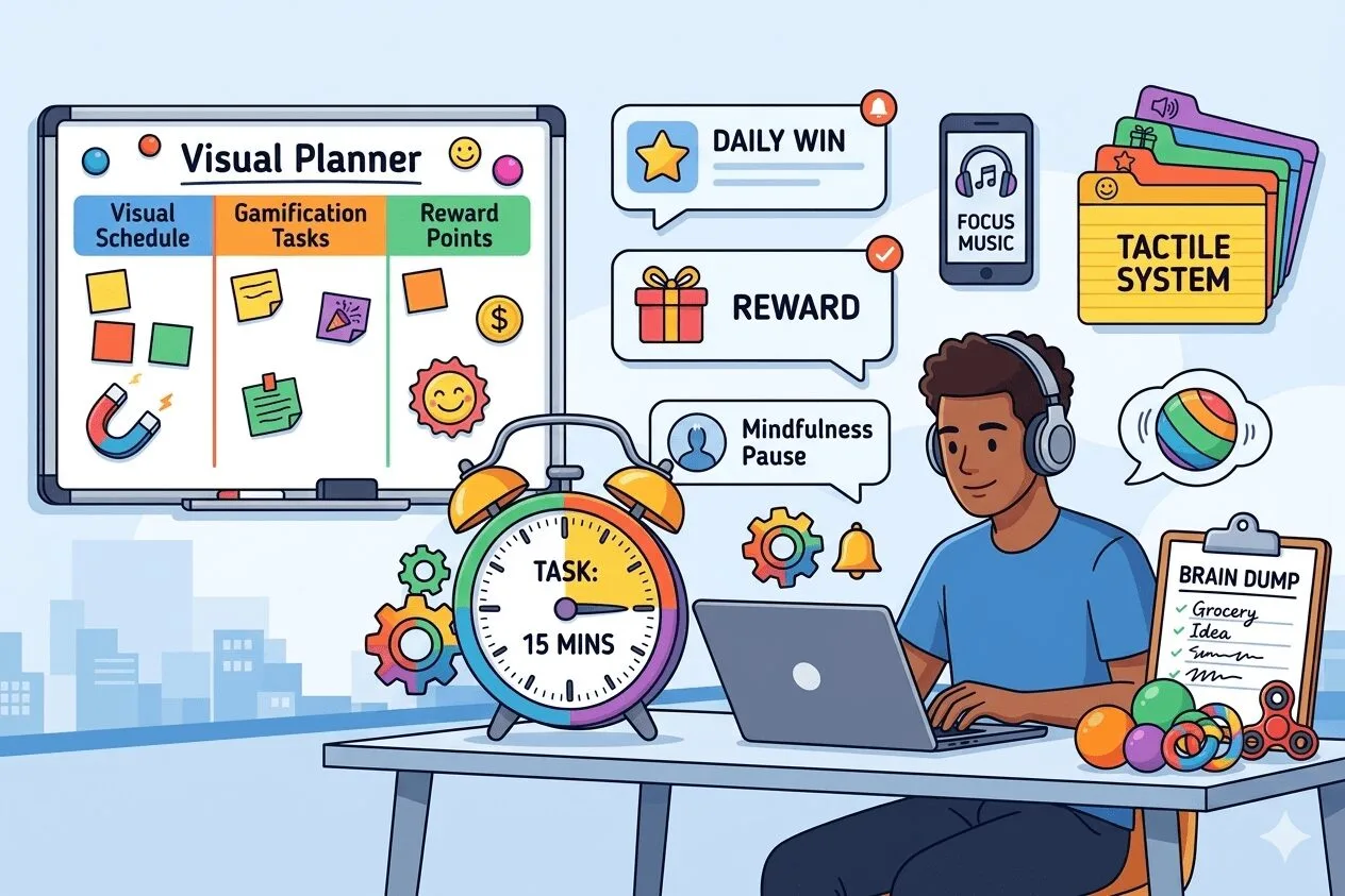 Why Traditional Productivity Apps Fail ADHD Brains(And What Actually Works)